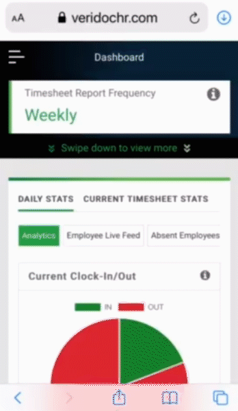 app employee clock out